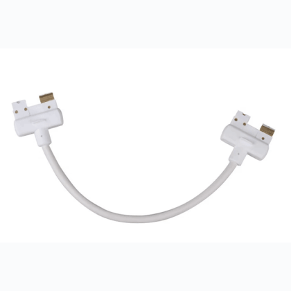 12V kabel 15 cm med to rail stik