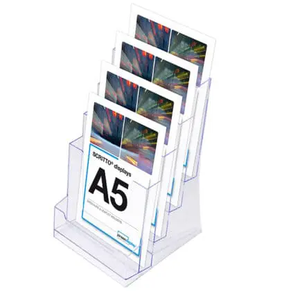 Brochureholder ECO 4 + 1 rum A5