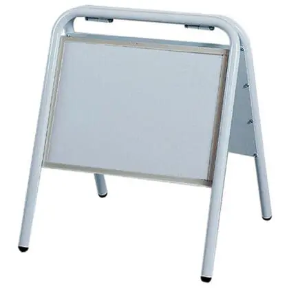 Easy Sign Gadeskilt A3 bredformat - HVID