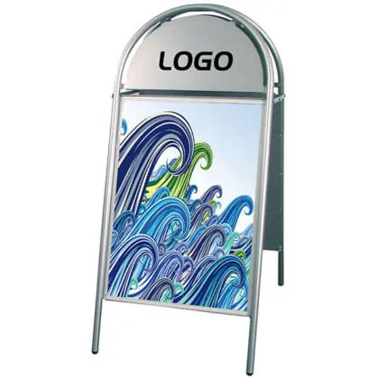 A-Skilt - Classic Gadeskilt 50x70 GRÅ