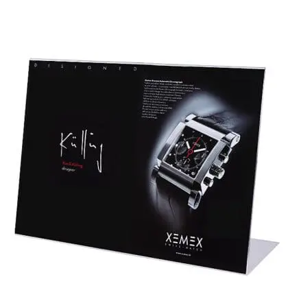 Konceptholder bord A3 bredformat L-stand A3B