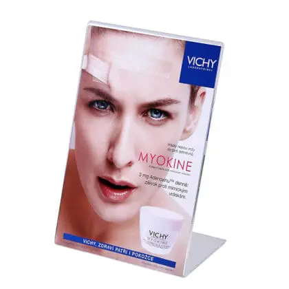 Konceptholder bord A7 højformat L-stand A7H