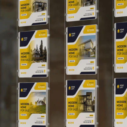 APPENDO 5 x A4 akrylomslag, højformat