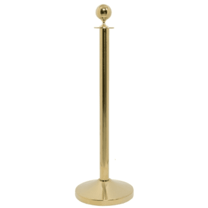 Afspærringsstolper GULD Outdoor til reb og velour