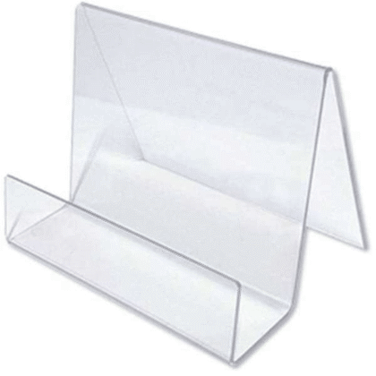 Akrylholder A6 bredformat til bøger brochurer