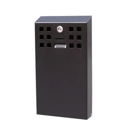 Askebæger sort small udemodel - 205x355x60 mm