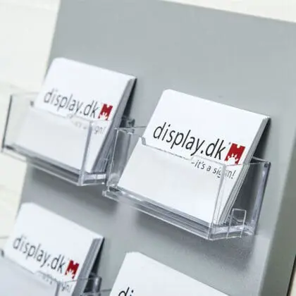 Visitkortholdere til alle formål