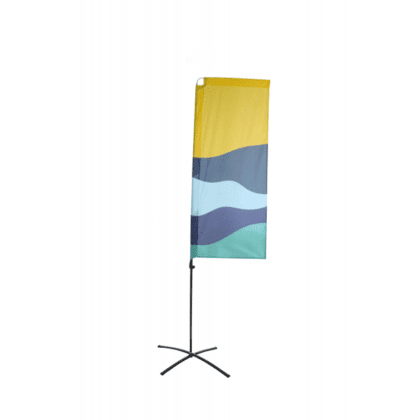 Beach flag budget rektangulær Small