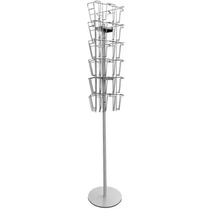 Brochurekarrusel gulv 36 rum A6/M65 højformat