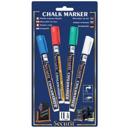 4 farver kridtmarker penne 2 mm