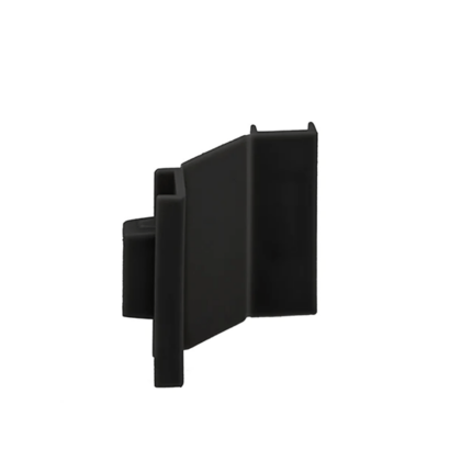 Cliprail Max kombi slutkappe og hjørnestykke SORT