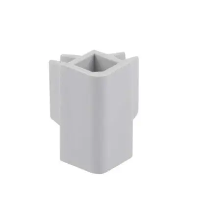 Cliprail samleled til hjørner - GRÅ