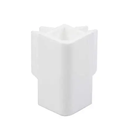 Cliprail samleled til hjørner - HVID