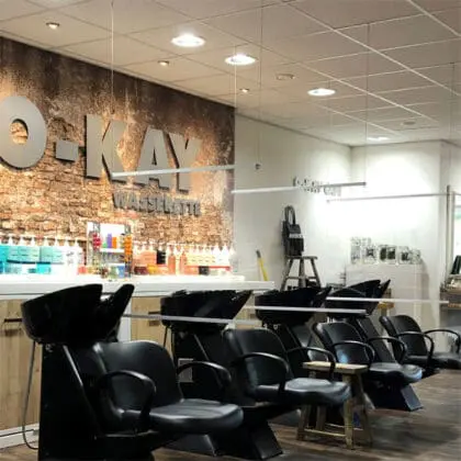 Corona afskærmnings rude