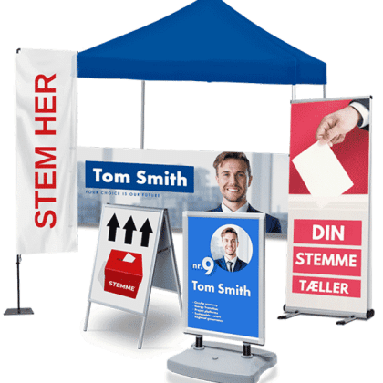 Display til din valgkamp 2026