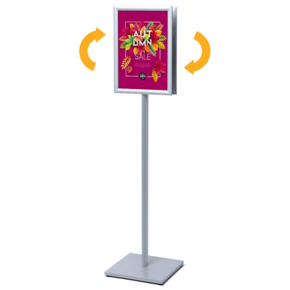 Dobbeltsiddet Infostander med snaprammer A3