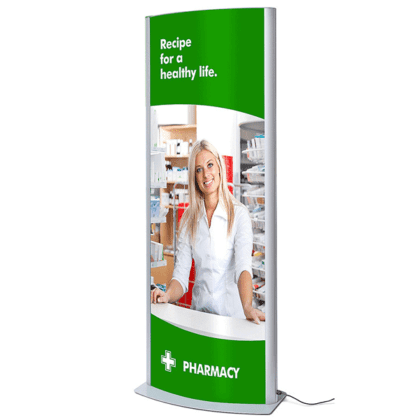 Dobbeltsidet LED Plakatstander