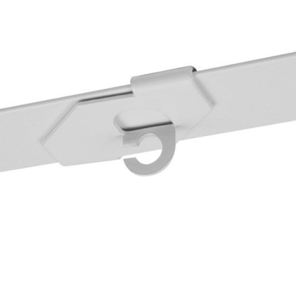 Drop loft kroge monteres på loftsprofil