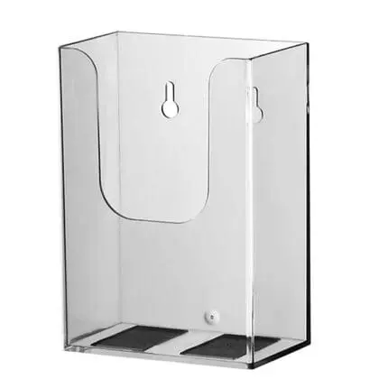 Brochureholder dyb - A6/M65 vægmodel