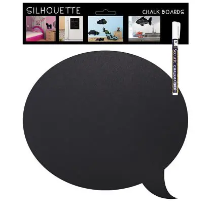 Figur tavle udskåret som taleboble 47 x 32 x 0,3 cm