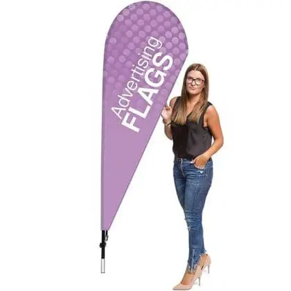 BeachFlag dråbeformet 69 x 181