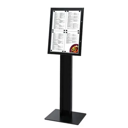 Fritstående menu opslagsskab 4xA4