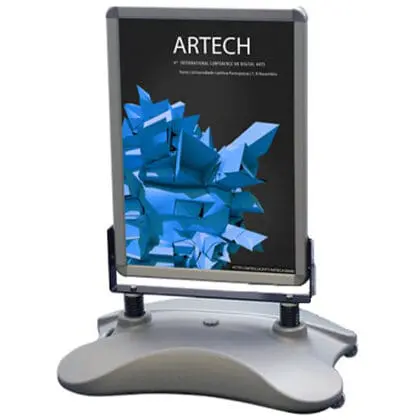 Gadeskilt Wind Sign Basic grå 50x70 cm