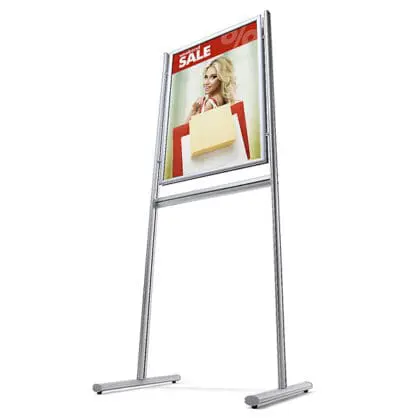 Info Board med to snaprammer A1