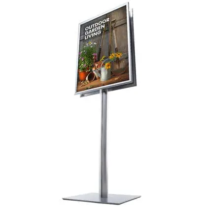 Info Pole med to 70 x 100 snaprammer