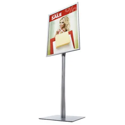 Info Pole med én A1 snapramme