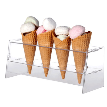 Isvaffel holder til 4 isvafler