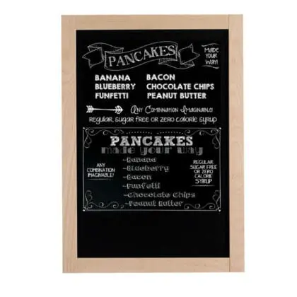 Menutavle træramme i lys bøg - 40 x 50 cm