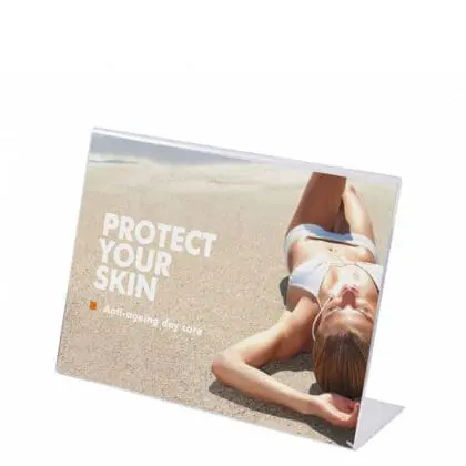 Konceptholder bord A8 bredformat L-stand A8B