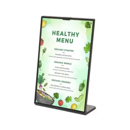 Scritto® Menu L Stand A5 Sort