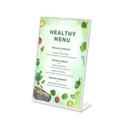 Scritto® Menu L Stand A5 Hvid