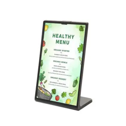 Scritto® Menu L Stand A6 Sort