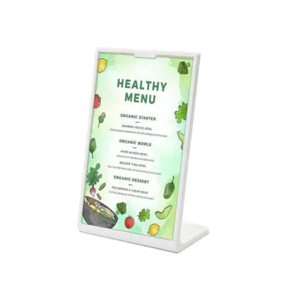 Scritto® Menu L Stand A6 Hvid