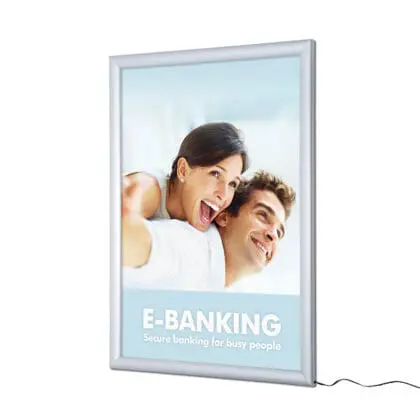 LED Snapramme - Lysramme væg - 50x70 cm