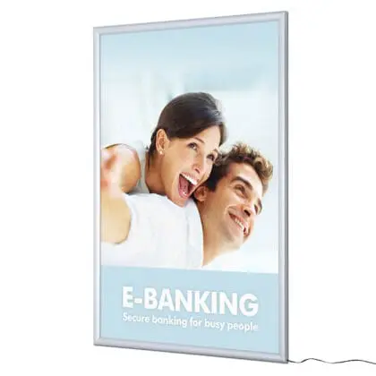 LED Snapramme - Lysramme væg - A0