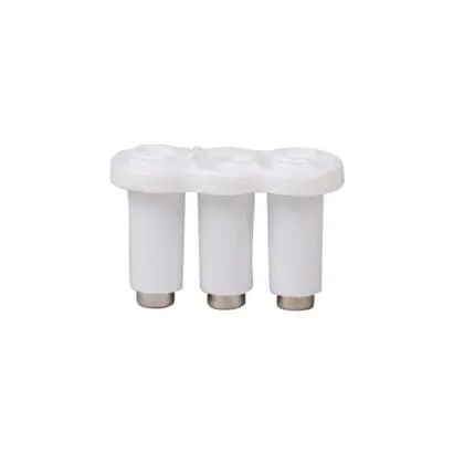 Magneter - kraftige i hvid x3 - sæt af 10 stk.