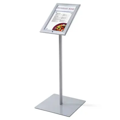 Menu Board A4 med LED og Lås