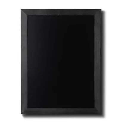 Menutavle med sortbejdset træramme 50x60 cm