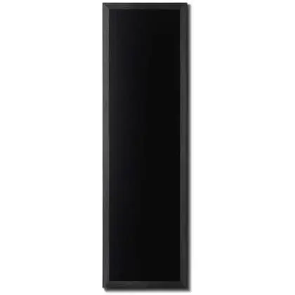 Menutavle med sortbejdset træramme 56x170 cm