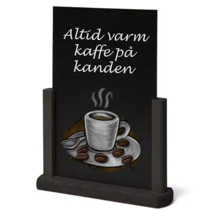 Menutavle Disk A4 Sort