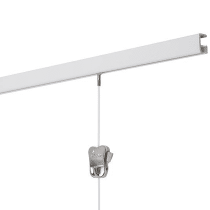 Minirail Galleriskinne 150 cm HVID