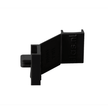 Minirail kombi slutkappe / hjørnestykke SORT