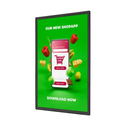 Magnet Plakat Ramme Slim A1 Sort