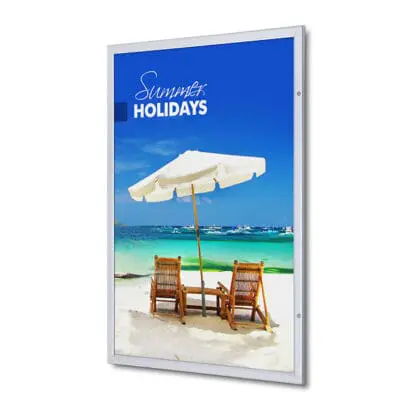 Plakatramme Economy med lås/nøgle A0