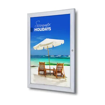 Plakatramme Economy med lås/nøgle A2