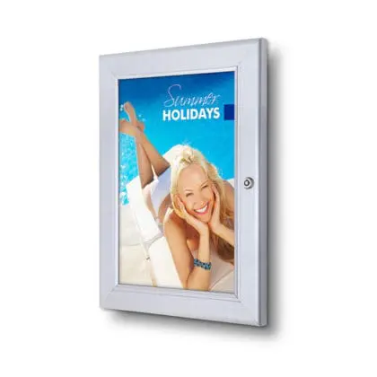 Plakatramme Economy med lås/nøgle A3